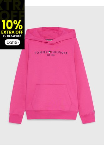 Buzo Rosado Th Established Dual Gender Para Niño Tommy Hilfiger Tommy Hilfiger