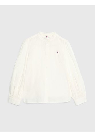 Camisa Blanca Regular De Encaje Con Vainica Tommy Hilfiger Tommy Hilfiger