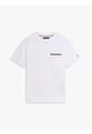 Camiseta Blanca Global Stripe Con Bolsillo Tommy Hilfiger de Tommy Hilfiger