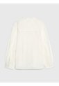 Camisa Blanca Regular De Encaje Con Vainica Tommy Hilfiger de Tommy Hilfiger