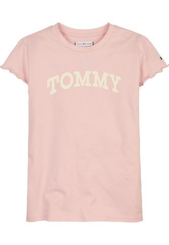 Camiseta Rosa Essential De Algodón Tommy Hilfiger Tommy Hilfiger