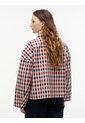 Chaqueta Roja Bomber Corta De Cuadros Y Corte Amplio Tommy Hilfiger de Tommy Hilfiger