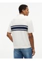Polo Blanco De Rayas Y Corte Clásico En Piqué Tommy Hilfiger de Tommy Hilfiger