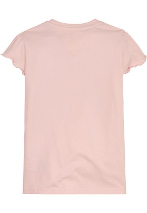 Camiseta Rosa Essential De Algodón Tommy Hilfiger