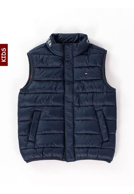 Chaleco Unisex Con Logo De La Linea Adaptive Niño Azul Oscuro Tommy Hilfiger