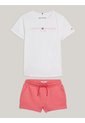 Conjunto Rosa De Camiseta Y Shorts Slim Essential Tommy Hilfiger de Tommy Hilfiger