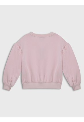 Suéter Rosa Con Mangas Abullonadas Tommy Hilfiger