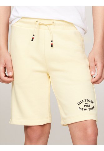 Bermudas Amarillo De Chándal Con Monotipo Tommy Hilfiger Tommy Hilfiger