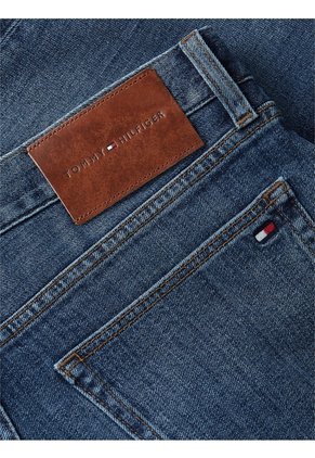 Jeans Azul Oscuro Denton Rectos Con Efecto Usado Tommy Hilfiger