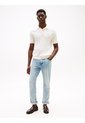 Polo Blanco De Punto Trenzado Y Corte Regular Tommy Hilfiger de Tommy Hilfiger