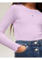 Camiseta Morado Essential Con Logo Tommy Hilfiger de Tommy Hilfiger