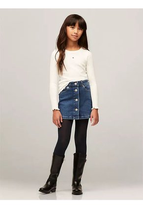 Camiseta Blanca Essential Con Logo Tommy Hilfiger