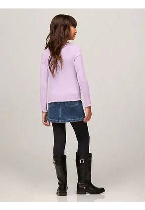Camiseta Morado Essential Con Logo Tommy Hilfiger