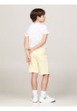 Bermudas Amarillo De Chándal Con Monotipo Tommy Hilfiger de Tommy Hilfiger