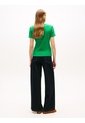 Camiseta Verde Slim De Cuello Redondo Tommy Hilfiger de Tommy Hilfiger