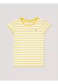 Camiseta Amarilla A Rayas Con Logo Tommy Hilfiger de Tommy Hilfiger
