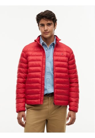 Chaqueta Roja Plegable Repelente Al Agua Tommy Hilfiger Tommy Hilfiger