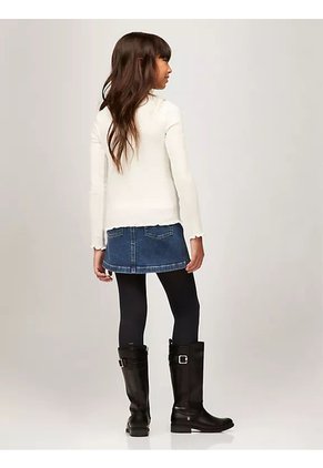 Camiseta Blanca Essential Con Logo Tommy Hilfiger