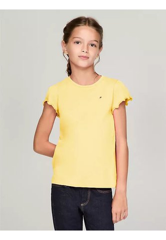 Camiseta Amarilla Essential Con Logo Tommy Hilfiger Tommy Hilfiger