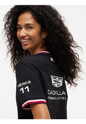 Camiseta Negra TH X Cadillac Formula 1® Team Sergio Pérez 11 Tommy Hilfiger