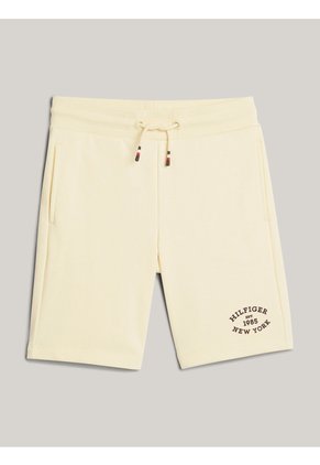 Bermudas Amarillo De Chándal Con Monotipo Tommy Hilfiger