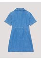 Vestido Azul Denim Con Botones Tommy Hilfiger de Tommy Hilfiger