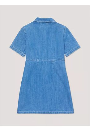 Vestido Azul Denim Con Botones Tommy Hilfiger