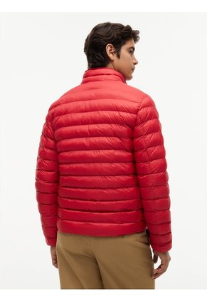 Chaqueta Roja Plegable Repelente Al Agua Tommy Hilfiger