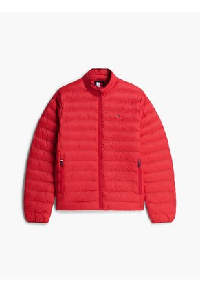 Chaqueta Roja Plegable Repelente Al Agua Tommy Hilfiger