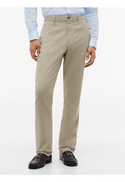 Pantalón Beige Chino Denton Recto Texturizado Tommy Hilfiger