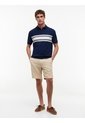 Polo Azul De Rayas Y Corte Clásico En Piqué Tommy Hilfiger de Tommy Hilfiger