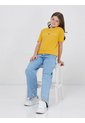 Camiseta Dorado Essential De Cuello Redondo Con Logo Tommy Hilfiger de Tommy Hilfiger