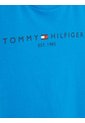 Camiseta Azul Essential De Cuello Redondo Con Logo Tommy Hilfiger de Tommy Hilfiger