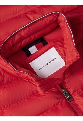 Chaqueta Roja Plegable Repelente Al Agua Tommy Hilfiger