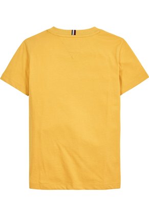 Camiseta Dorado Essential De Cuello Redondo Con Logo Tommy Hilfiger