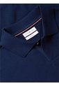 Polo Azul De Rayas Y Corte Clásico En Piqué Tommy Hilfiger de Tommy Hilfiger