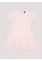 Vestido Rosa De Corte Evasé Con Monograma Bordado Tommy Hilfiger de Tommy Hilfiger