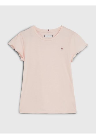 Camiseta Rosa Essential De Corte Slim Con Volantes Tommy Hilfiger Tommy Hilfiger