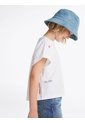 Camiseta Blanca Con Logo Bordado En El Pecho Tommy Hilfiger de Tommy Hilfiger