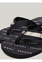 Sandalias Negro Con Logo Tommy Hilfiger de Tommy Hilfiger