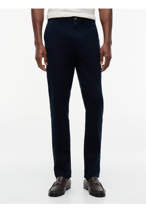 Pantalón Azul Marino Chino Denton Recto Texturizado Tommy Hilfiger