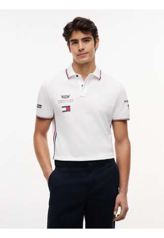 Polo Blanco TH X Cadillac Formula 1® Team Sergio Pérez 11 Tommy Hilfiger Tommy Hilfiger