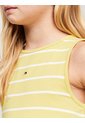Camiseta Amarilla Sin Mangas Con Péplum Tommy Hilfiger de Tommy Hilfiger