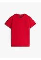 Camiseta Roja De Punto Con Logo Bordado Tommy Hilfiger de Tommy Hilfiger