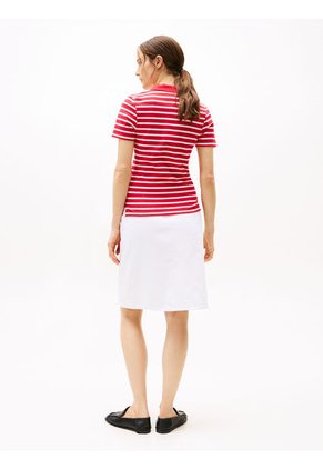 Polo Rojo 1985 Collection Slim De Piqué Tommy Hilfiger