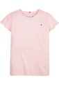 Camiseta Rosa Essential De Corte Slim Con Volantes Tommy Hilfiger de Tommy Hilfiger