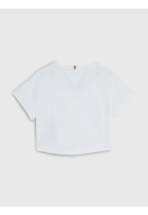 Camiseta Blanca Essential Retro De Punto Tommy Hilfiger