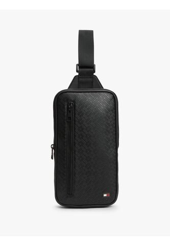 Bolso Negro Sling Con Diseño De Monograma TH Tommy Hilfiger Tommy Hilfiger