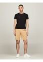 Camiseta Manga Corta Negro Slim Fit Esencial de Tommy Hilfiger