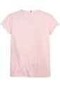 Camiseta Rosa Essential De Corte Slim Con Volantes Tommy Hilfiger de Tommy Hilfiger